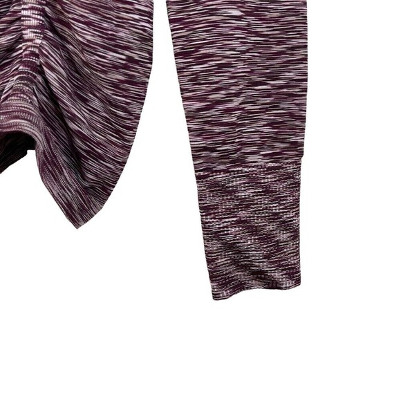 Athleta Small Fastest Track Top Burgundy Space Die Long Sleeve Womens READ - Picture 6 of 13